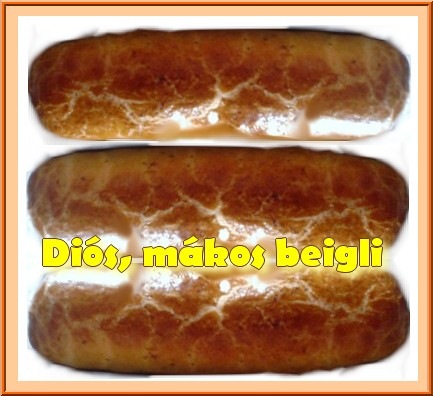 egyszerű diós, mákos beigli